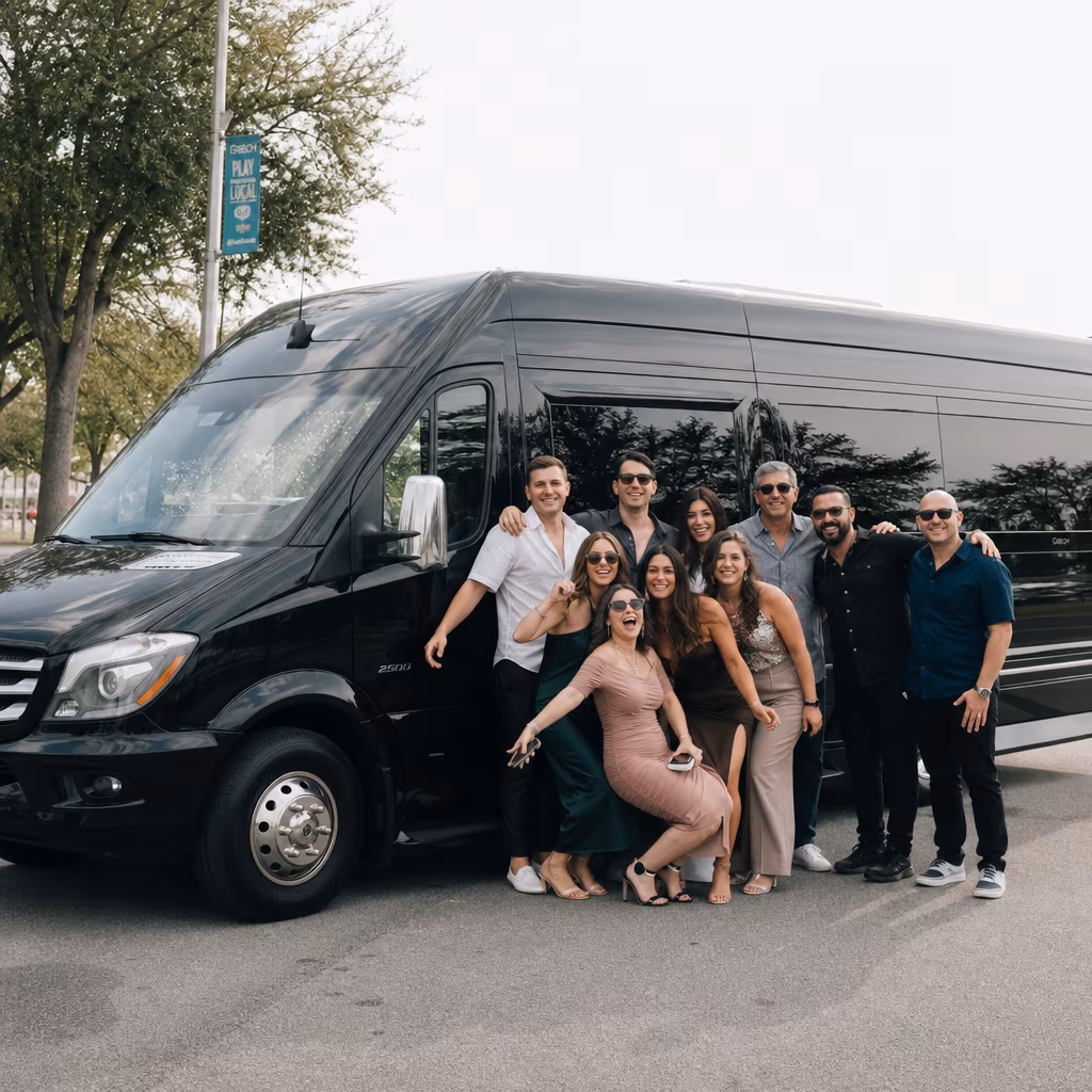 Birthday party bus
